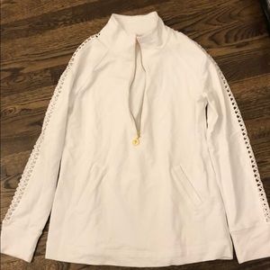 White Lily Pulitzer Quarter Zip